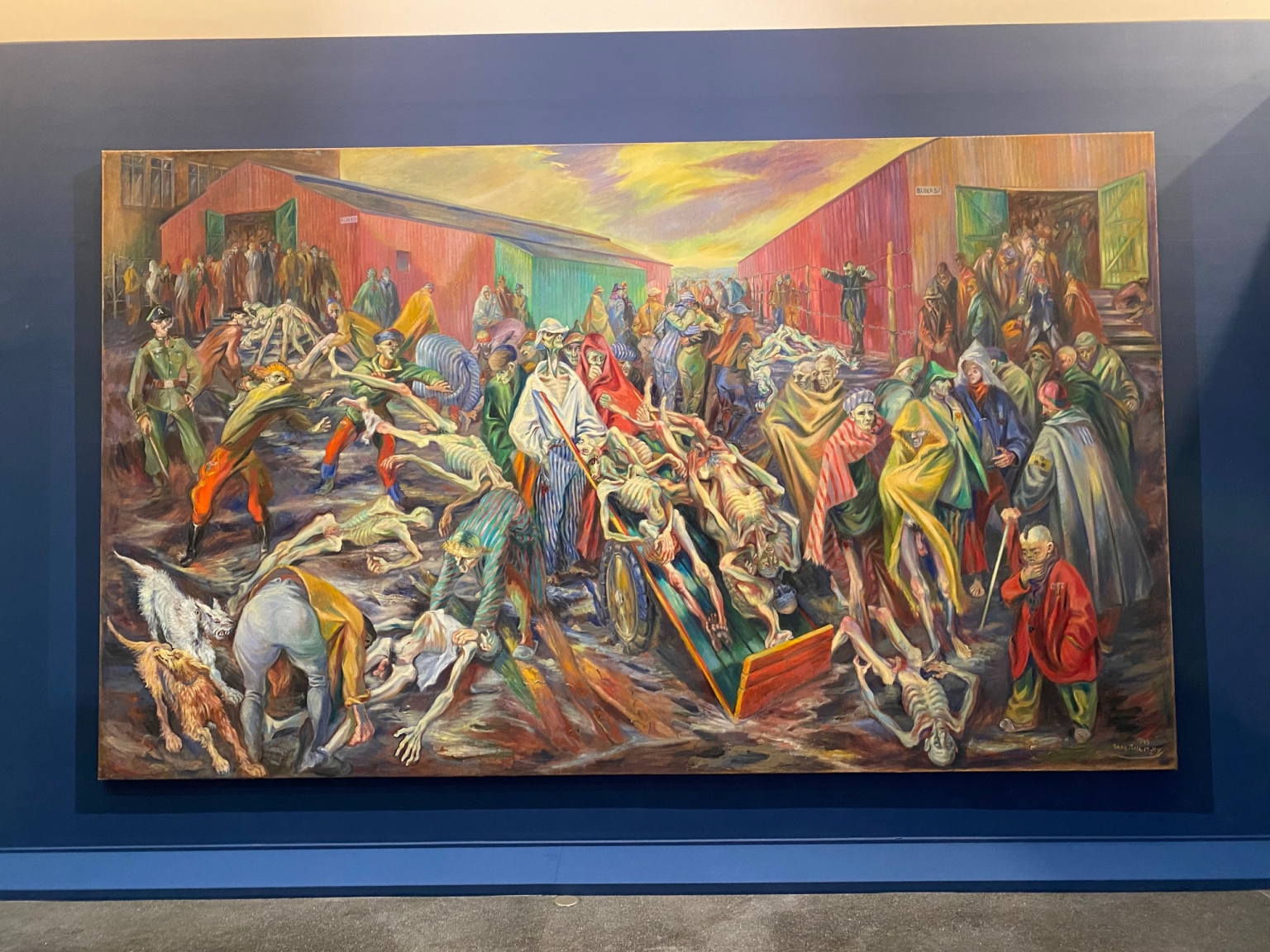 Boris Taslitzky Le Petit Camp à Buchenwald